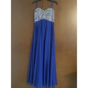 Fancy beaded gown size 8